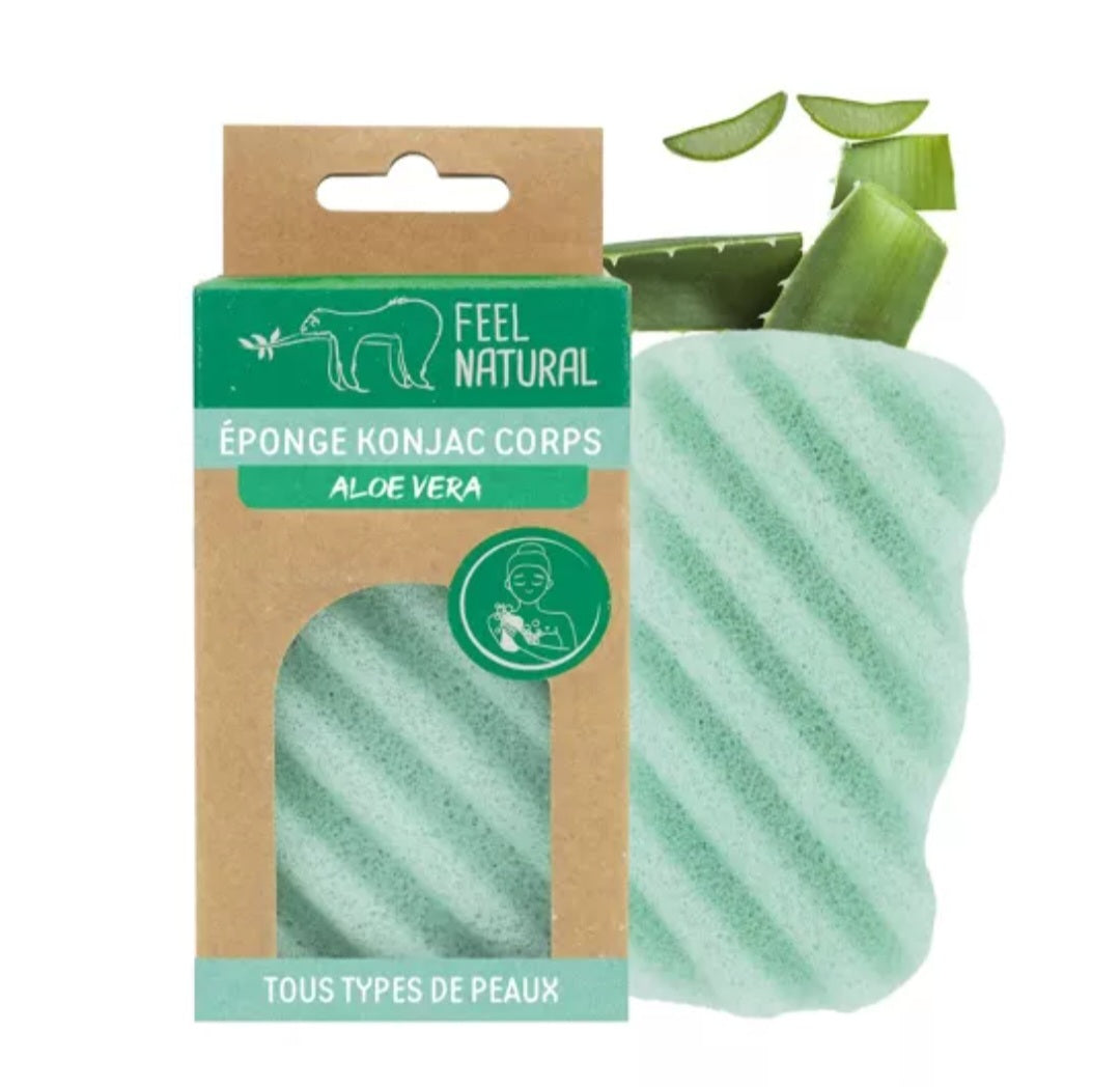 EPONGES KONJAC CORPS 100% NATURELLE AU CHOIX
