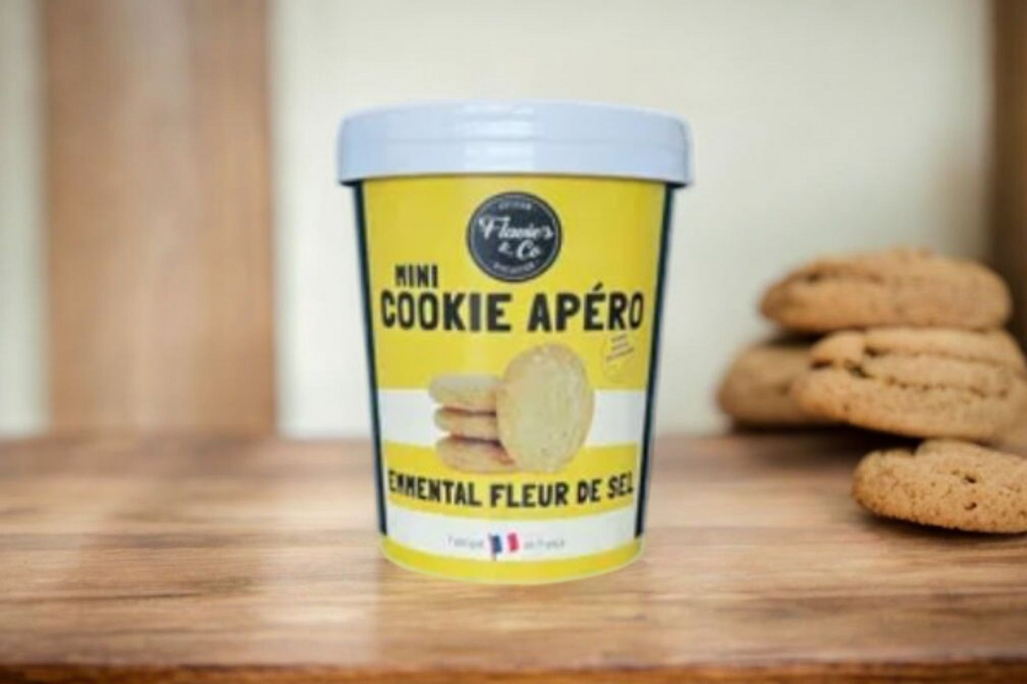 APERO COOKIE EMMENTAL FRANÇAIS FLEUR DE SEL 100G