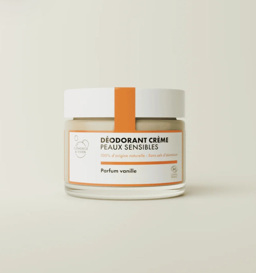 DÉODORANT CRÈME 100% NATURELLE BIO