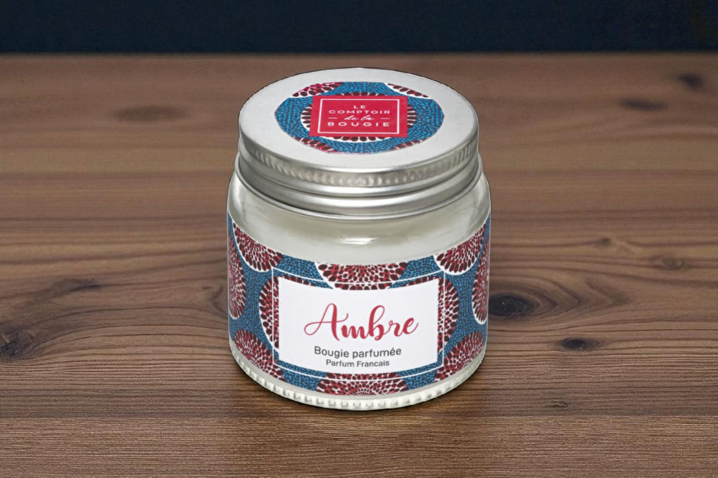 BOUGIE 65G AVEC COUVERCLE METAL AU CHOIX