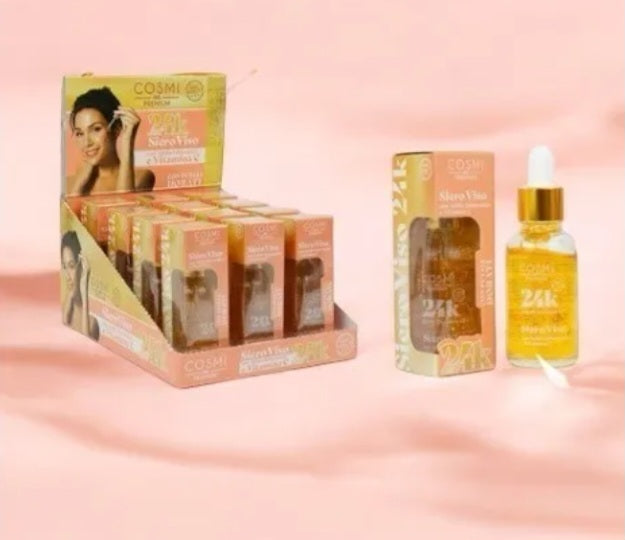 SERUM VISAGE PAILLETE D OR 24K AU CHOIX