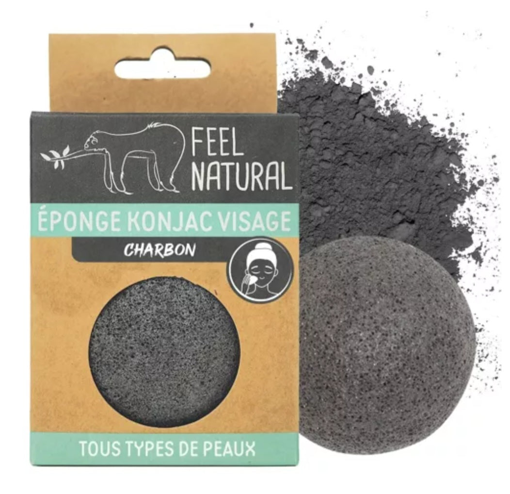 EPONGES KONJAC VISAGE 100% NATURELLES AU CHOIX