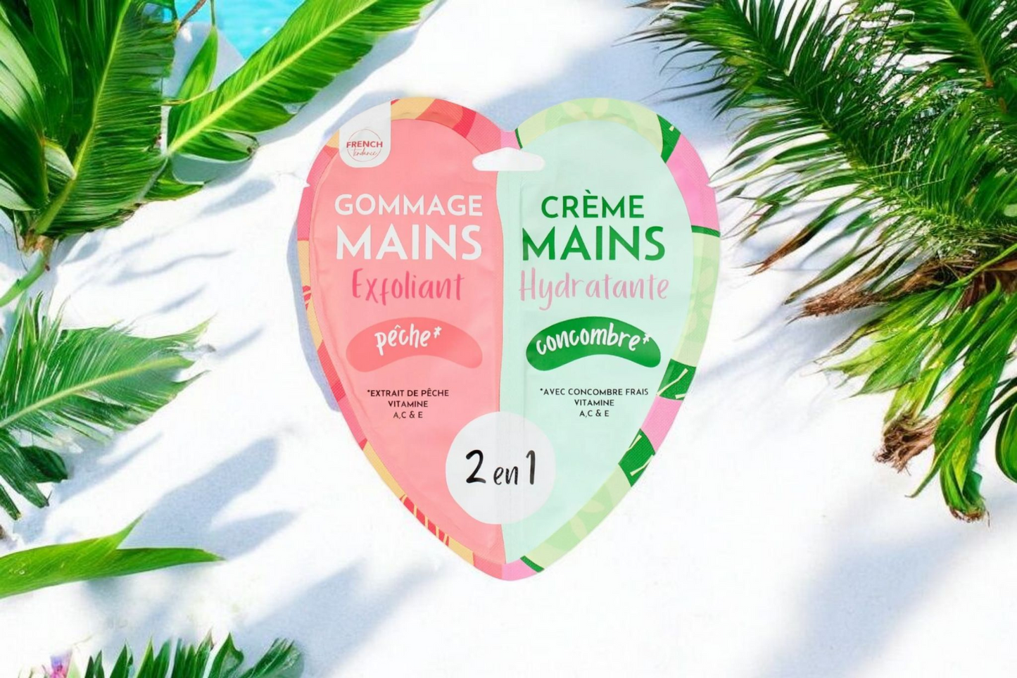 DUO GOMMAGE / CRÈME MAINS Pêche & Concombre