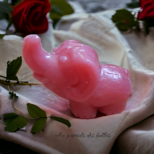 Petit Savon Eléphant - Rose