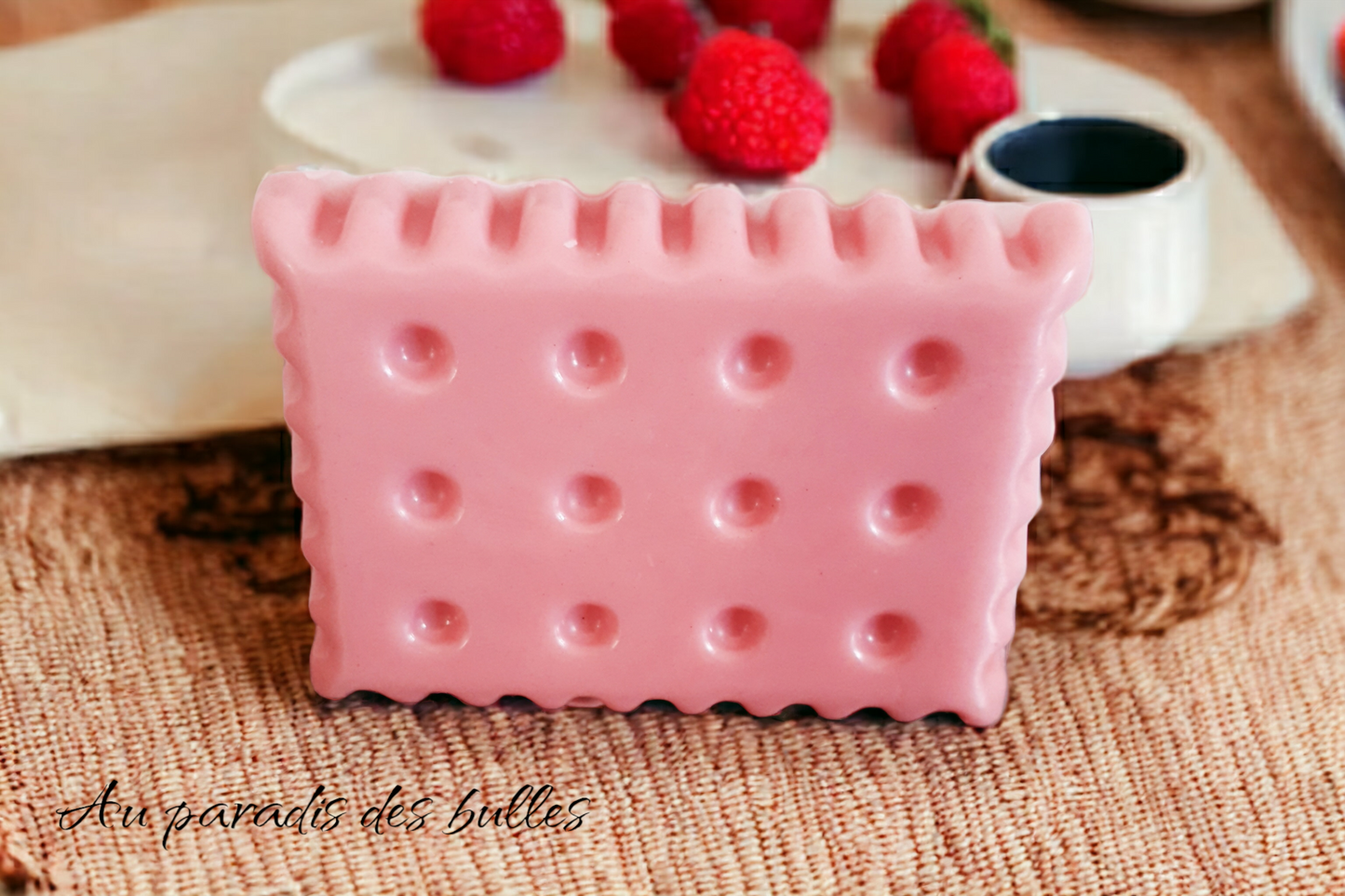 Savon Gourmand -  Le Petit Beurre Fraise