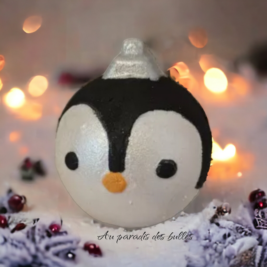 Bombe de bain Noël - Boule de Pingouin