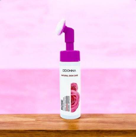 MOUSSE NETTOYANTE ET DÉMAQUILLANTE - ROSE