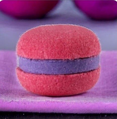 Macaron de Bain - Cassis