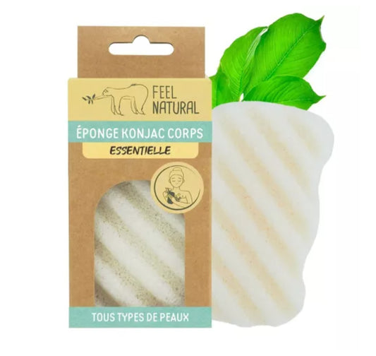 EPONGES KONJAC CORPS 100% NATURELLE AU CHOIX