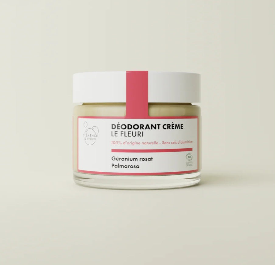 DÉODORANT CRÈME 100% NATURELLE BIO