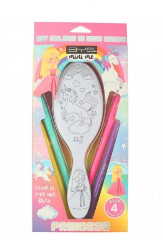 Brosse à cheveux à colorier