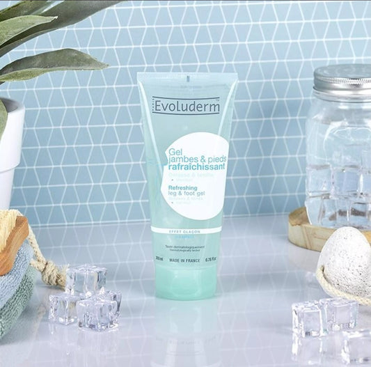 GEL RAFFRAICHISSANT JAMBES ET PIEDS