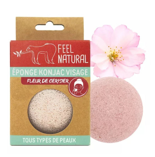 EPONGES KONJAC VISAGE 100% NATURELLES AU CHOIX