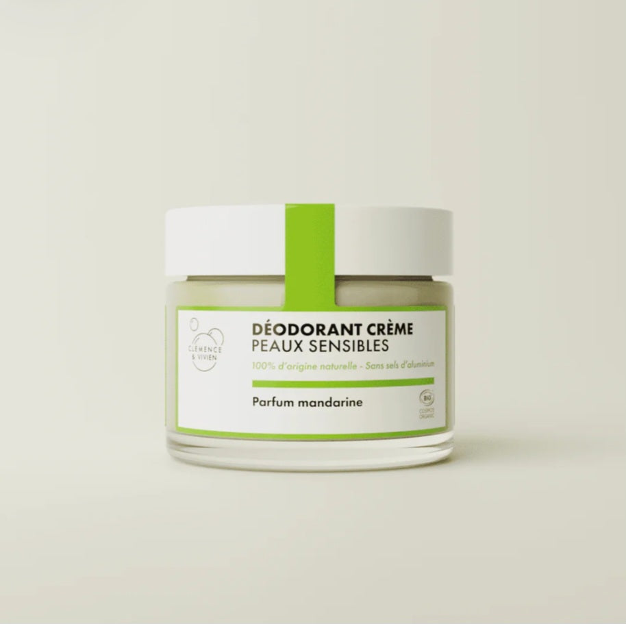 DÉODORANT CRÈME 100% NATURELLE BIO