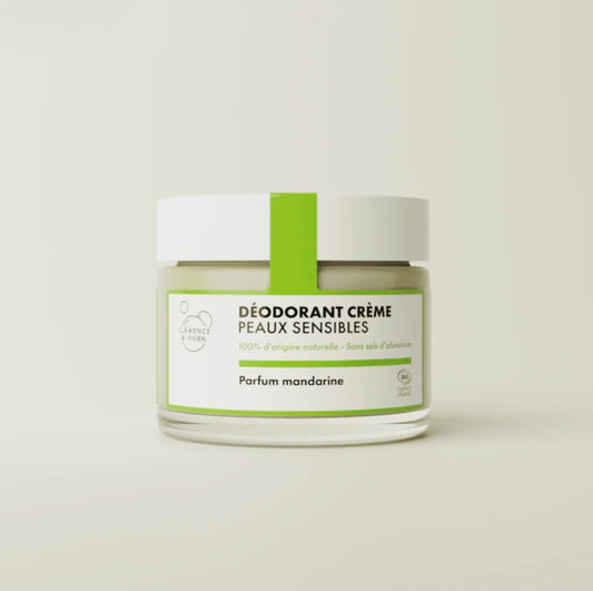 DÉODORANT CRÈME 100% NATURELLE BIO