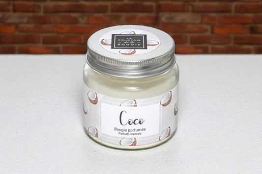 BOUGIE 65G AVEC COUVERCLE METAL AU CHOIX