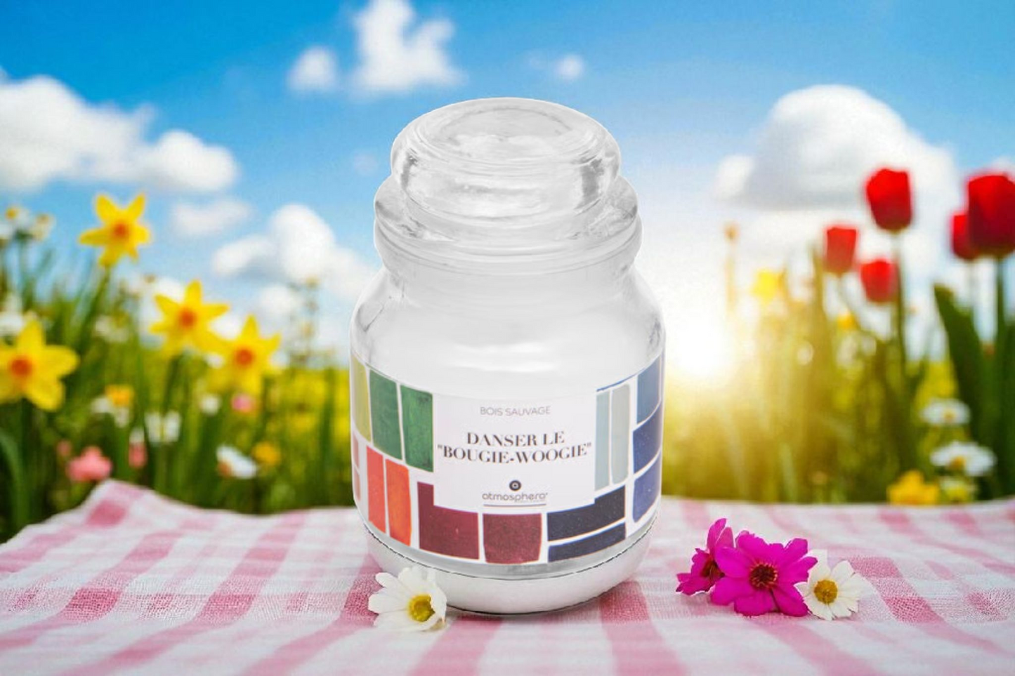 BOUGIE 65G COUVERCLE EN VERRE AU CHOIX (Copie)