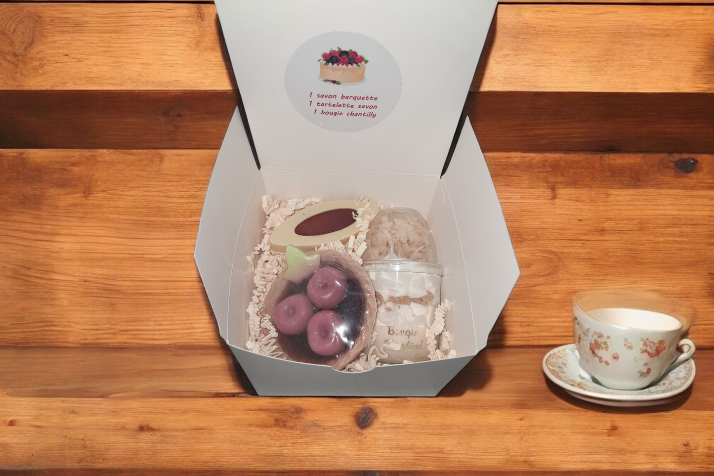 COFFRET SAVONS + BOUGIE